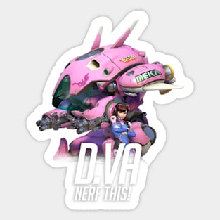 D.Va - Nerf This! Sticker